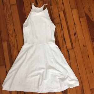 Hemline halter skater dress